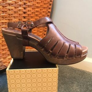 Brown dansko sandals